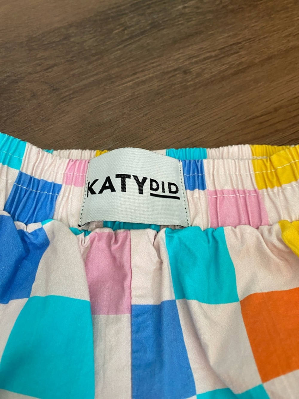 Katydid Women’s Checkered Boxer Style Cotton Shorts size M - Picture 7 of 8